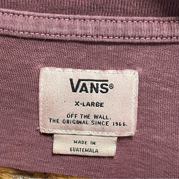 Vans Faded & Distressed Crop Shirt Women’s Size XL - Picture 8 of 11